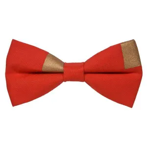 RED COTTON BOW TIE